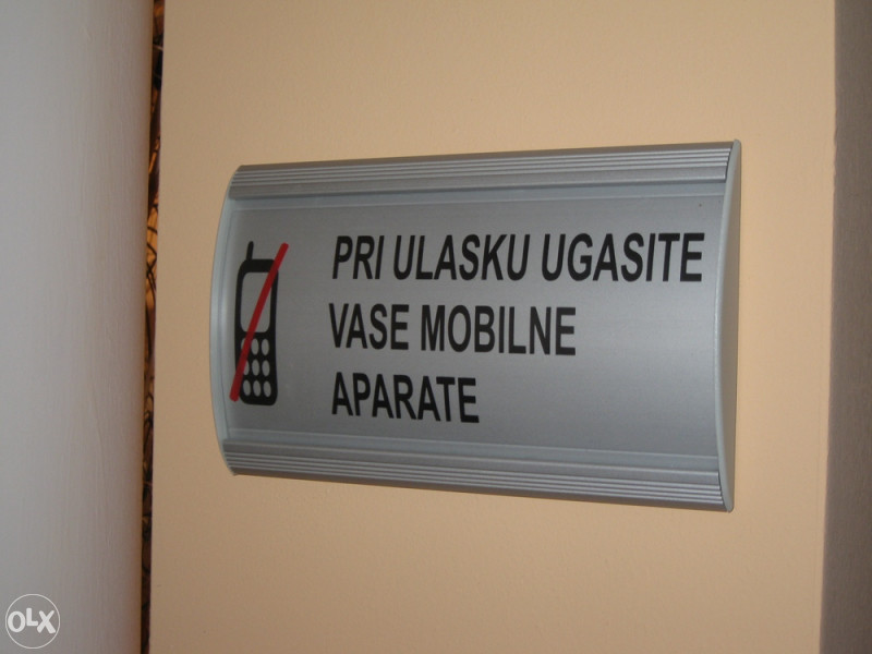 Oznaka za vrata natpis na vratima wc toalet