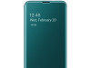 Samsung S10e Clear View Cover Green