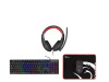 WHITESHARK GAMING SET TASTATURA MIŠ PAD SLUSALICE