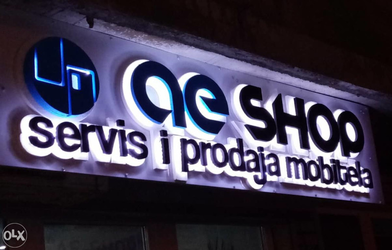Svijetlece reklame 3D slova reklama logo izrada