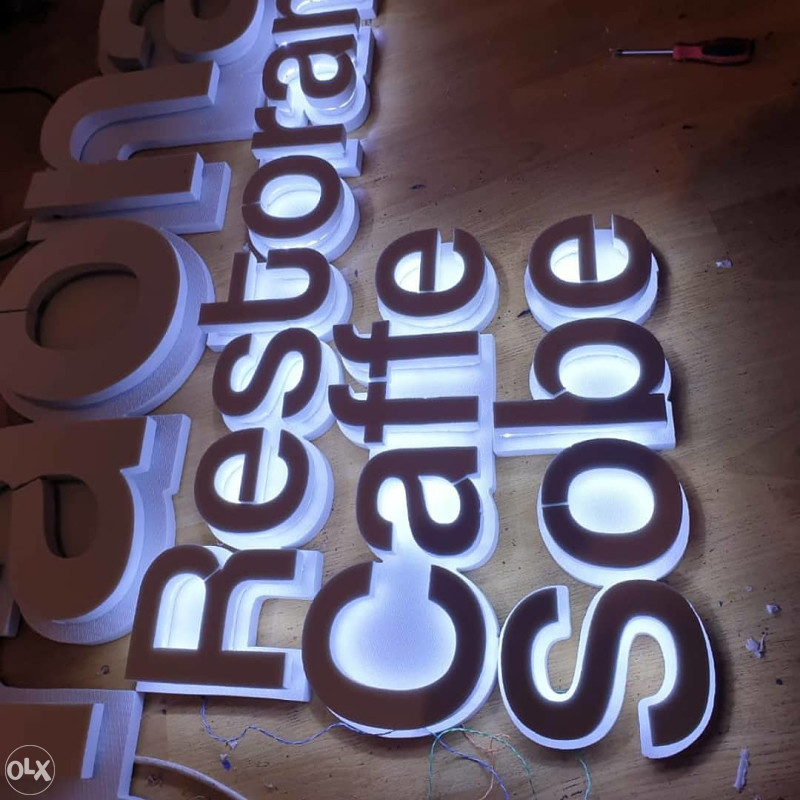 Svijetlece reklame 3D slova reklama logo izrada