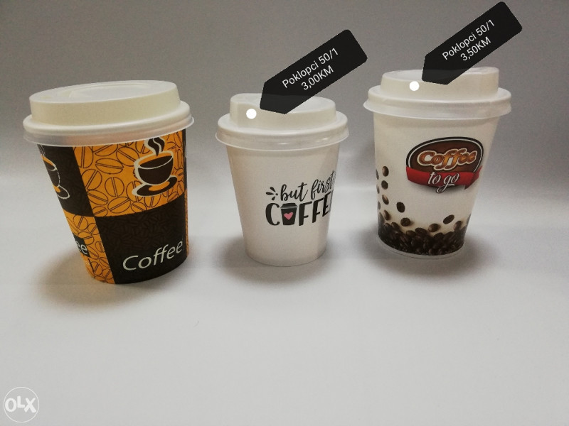 Ambalaža/Papirne Čaše - kafa za ponijeti - coffee to go