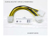 Power Inverter kabal S-link SL-448 15cm 4PF / 8PM
