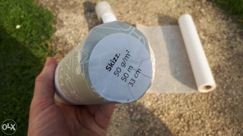 Skicen Papir 50m x 33cm Rolna 50gr Skicn