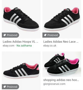 Extra ženske patike ADIDAS NEO AW5372, br.44 original