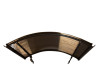 Nadstrešnica 120x160cm - 3,8mm - 2 Kanalice (Brown)
