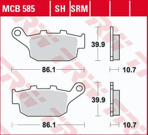 Disk pločice Honda XRV Africa Twin,NC,Transalp 650,700