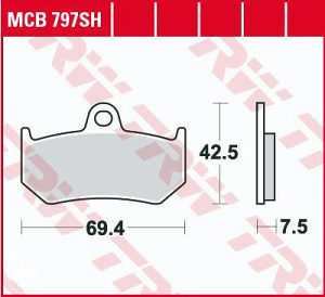 Disk pločice MV Agusta F3,F4 Brutale 750,800,910,920