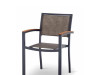 Stolica al-textilen bronza-crna GS941