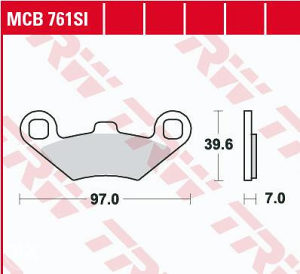 Disk pločice Polaris Sportsman 500,700,800
