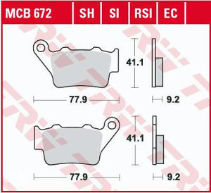 Disk pločice Aprilia Shiver,Dorsoduro, Mana 750,850,900