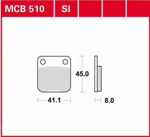Prednje disk pločice Honda MB,MBX 50,80,125