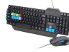 Tastatura miš GEMBIRD, KBS-UMG-01 Gaming, multimedia