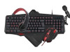Gaming set tastatura miš slušalice podloga mikrofon