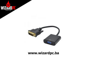 Adapter Video DVI - VGA M/F BEZ 4Pin (7390)