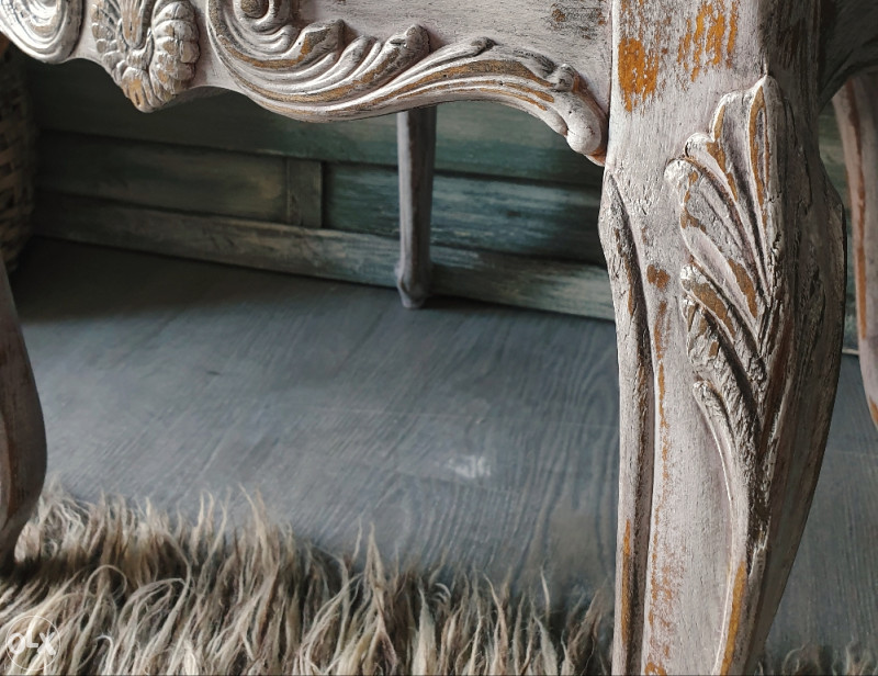 2 unikatne stilske stolice- vintage retro shabby chic
