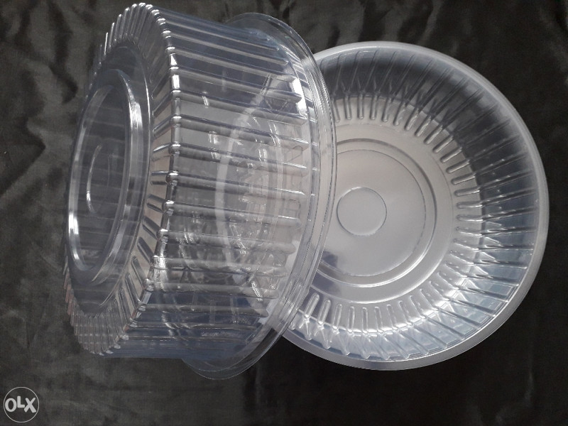 PLASTIČNA AMBALAŽA PET ZA TORTE TORTU 32 cm POVOLJNO