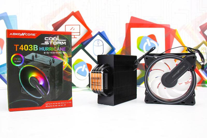 Cooler za CPU AbkoNcore CoolStorm T403B Hurricane RGB