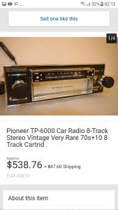 Pioneer TP 6000 old timer raritet